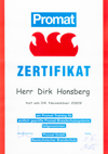 Zertifikat Promat Brandschutz
