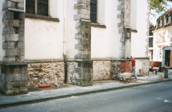 Sanierung Kirche vorher